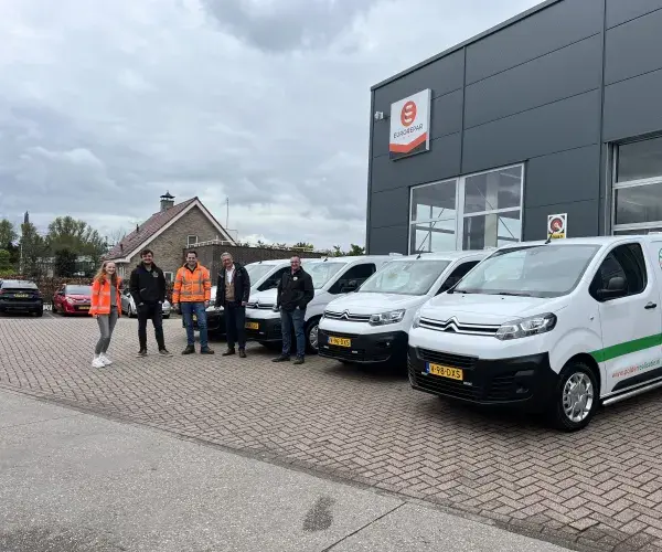 4 Citroën bedrijfswagens voor Polderrealisatie