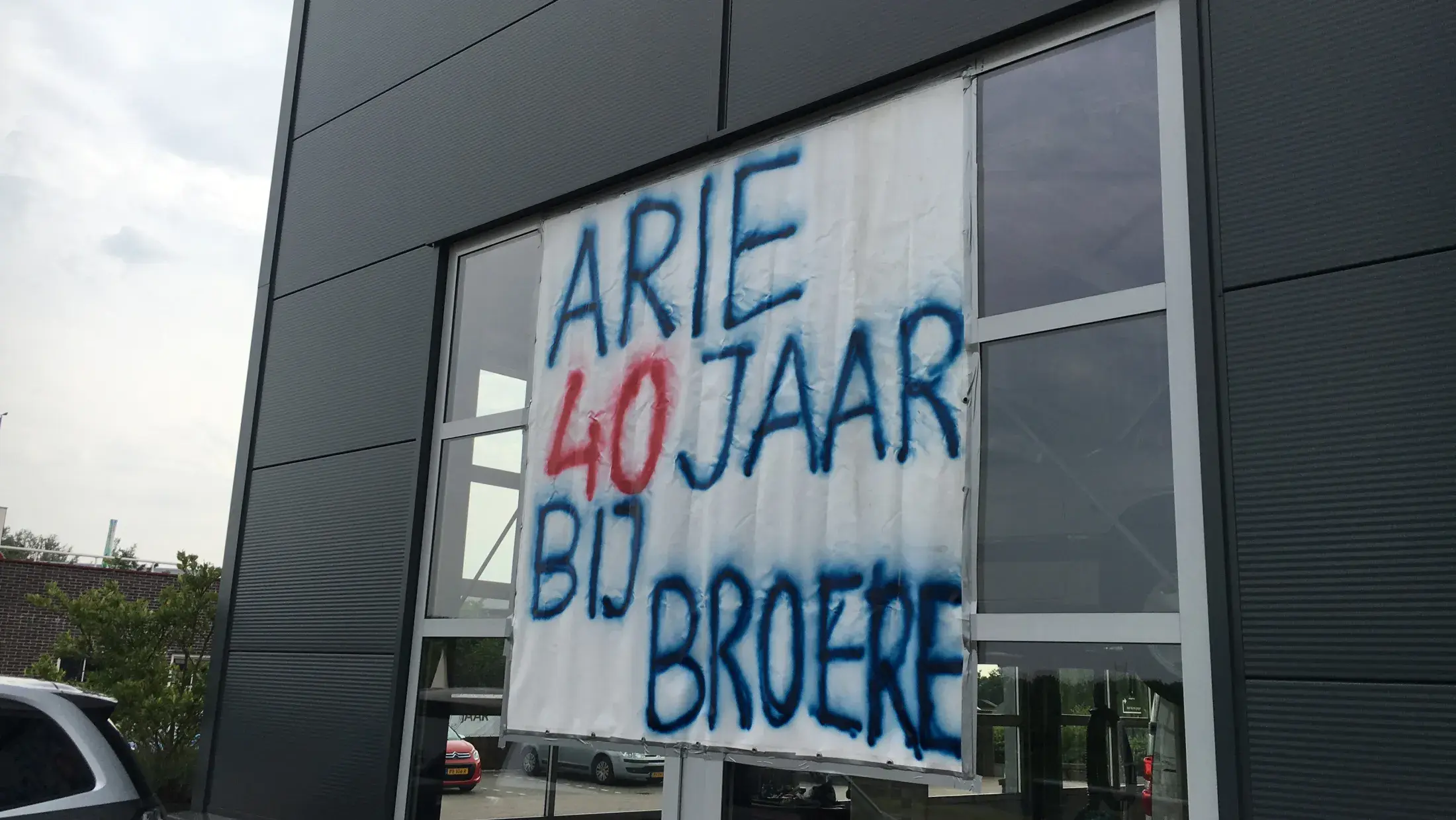 Arie Reemst 40 jaar bij Broere