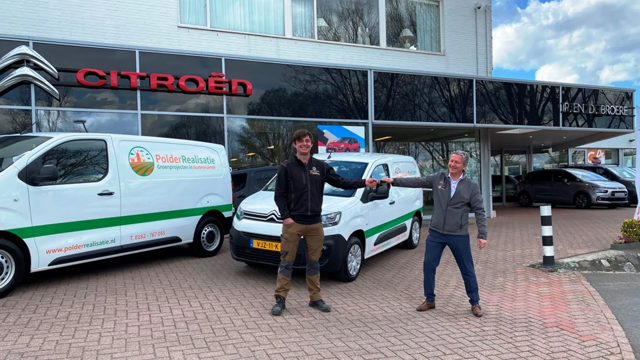 Polderrealisatie groenprojecten Berlingo en Jumpy