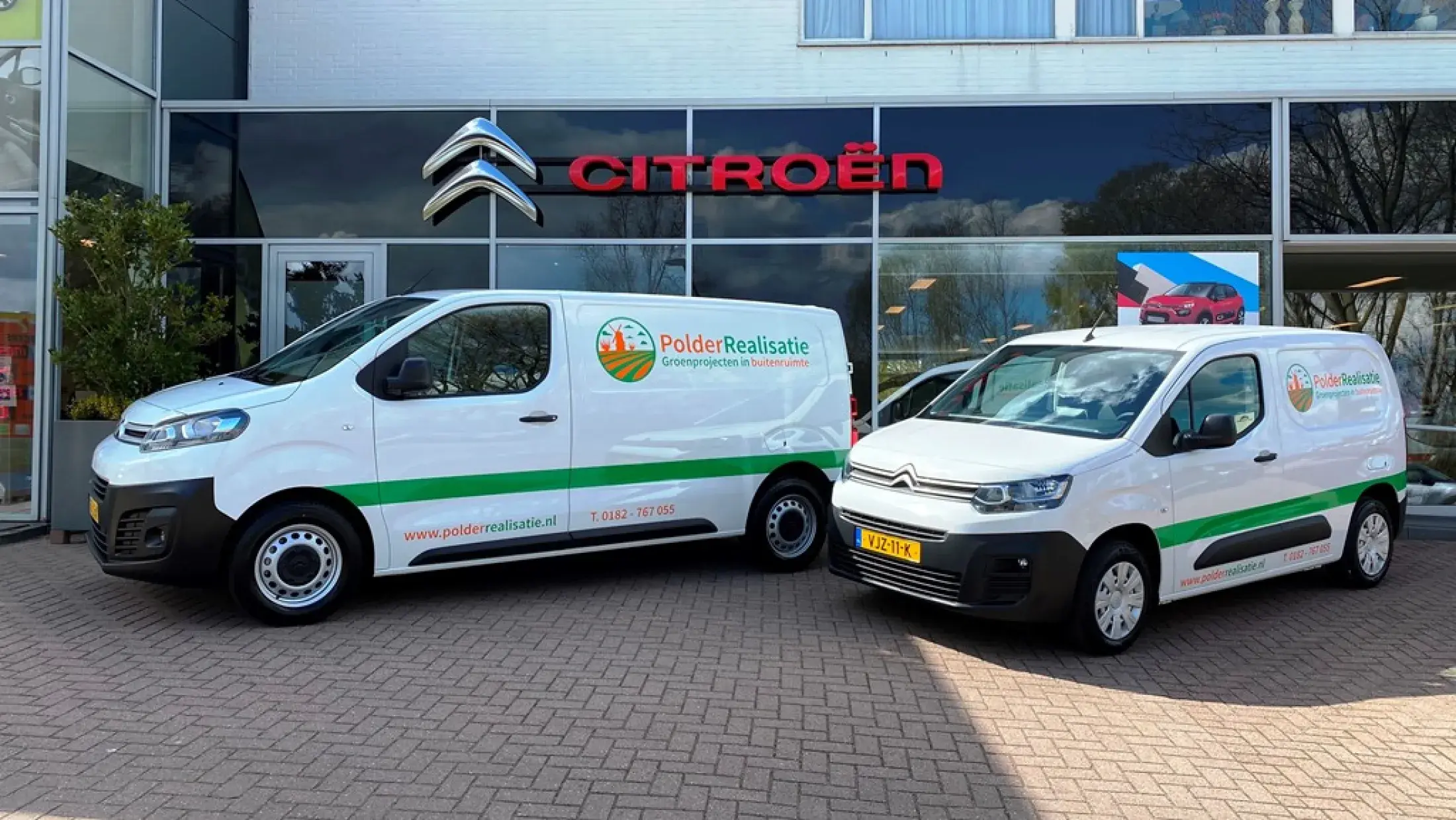 Polderrealisatie groenprojecten Berlingo en Jumpy