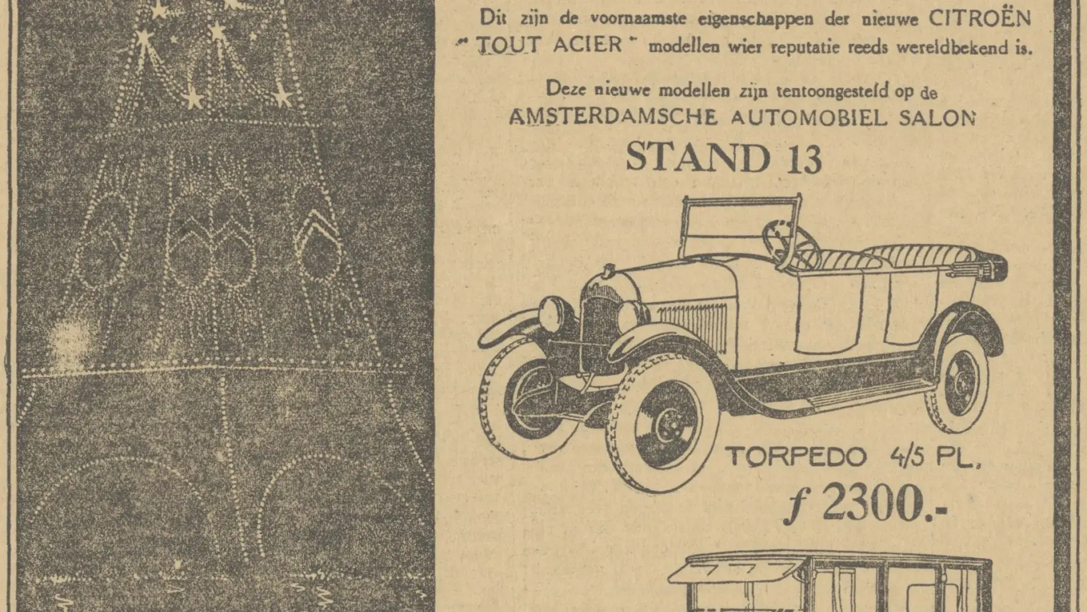 advertentie Citroë